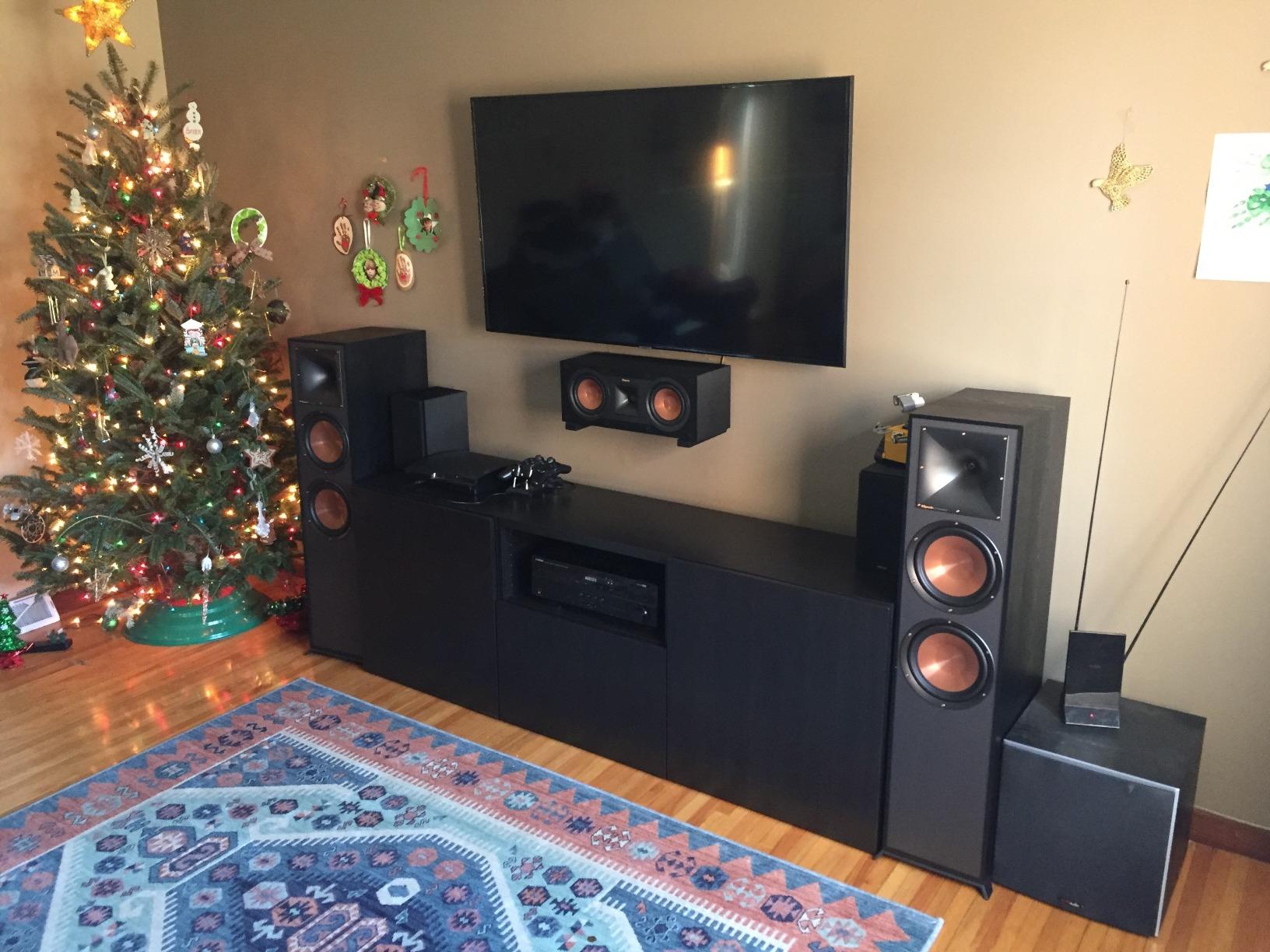 Klipsch Reference R-820F Floorstanding Speaker for Home Theater Systems with 8
