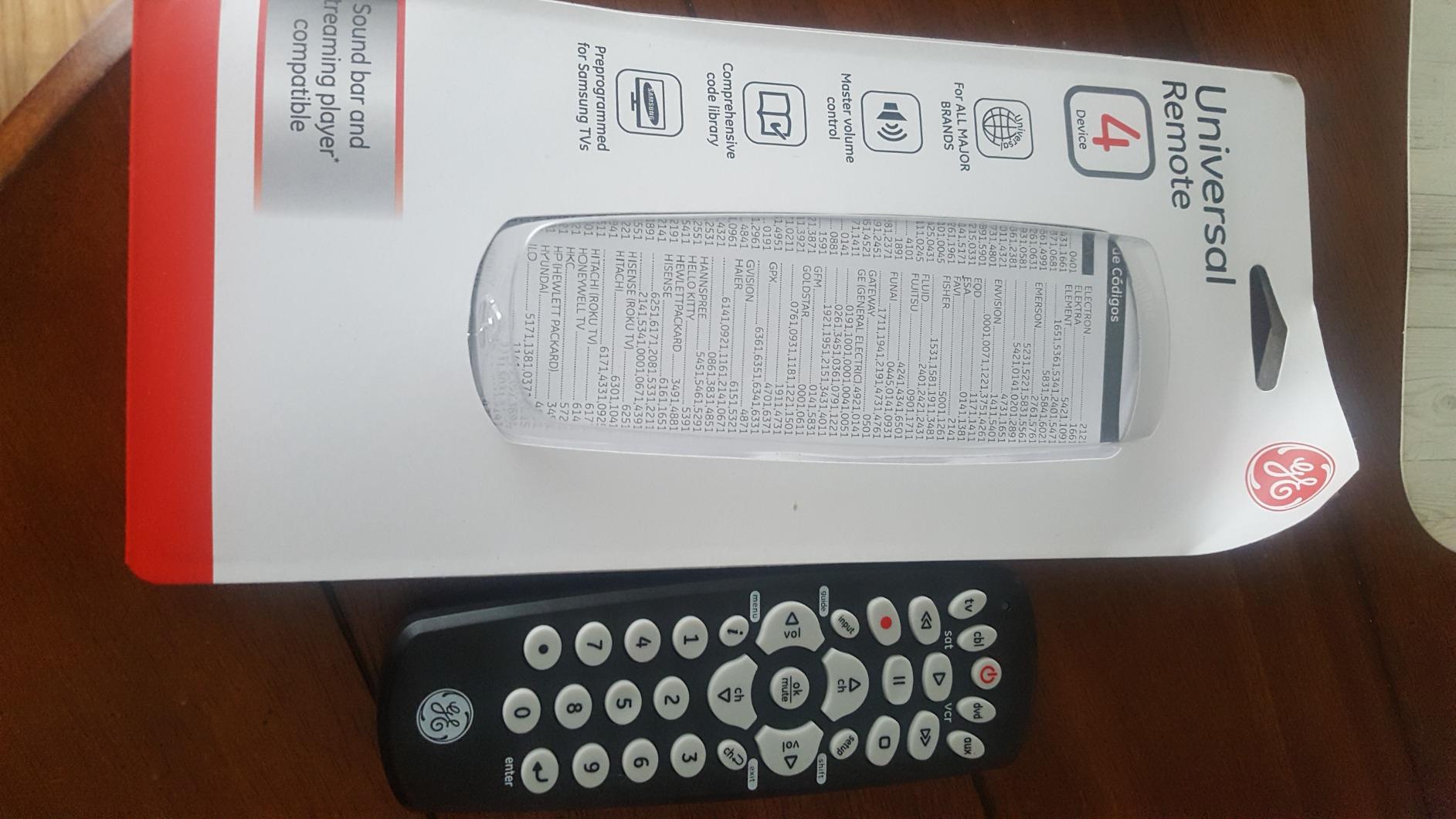 GE Universal Remote Control for Samsung, Vizio, LG, Sony, Sharp, Roku customer photo 2