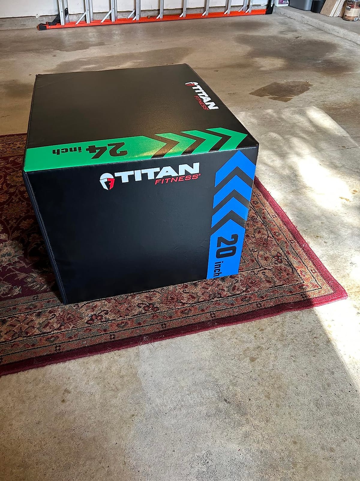 Titan Fitness 3-in-1 Heavy Foam Plyometric Jump Box customer photo 2