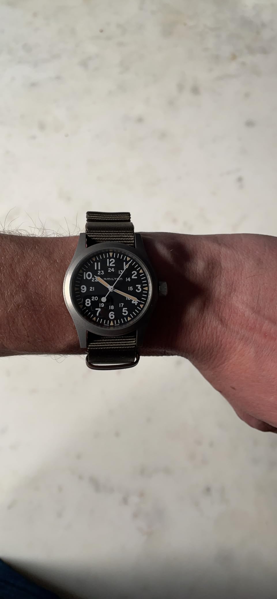 Hamilton Khaki Field Mechanical Men's Watch, 38mm Stainless Steel Case customer photo 1