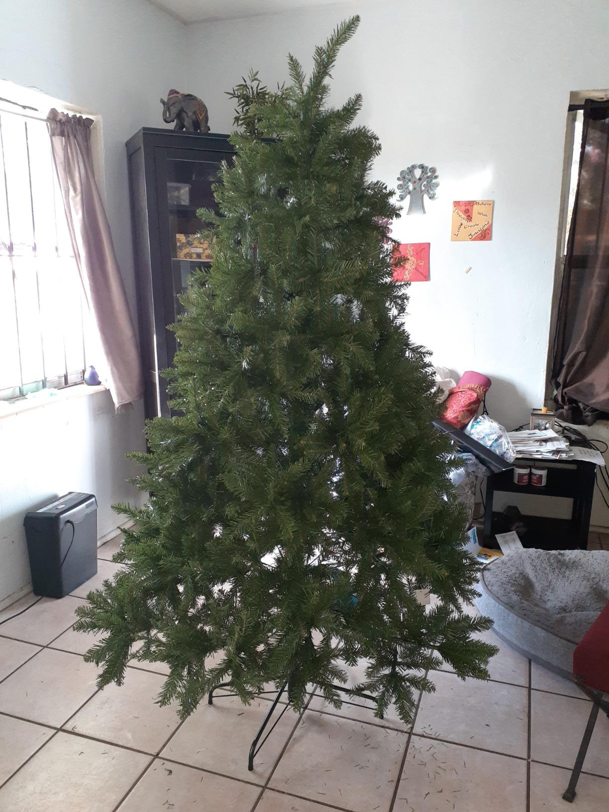 Best Choice Products Douglas Fir Christmas Tree, 9ft Unlit Artificial Full Fir Holiday Decoration, Realistic Appearance w/Metal Stand customer photo 1