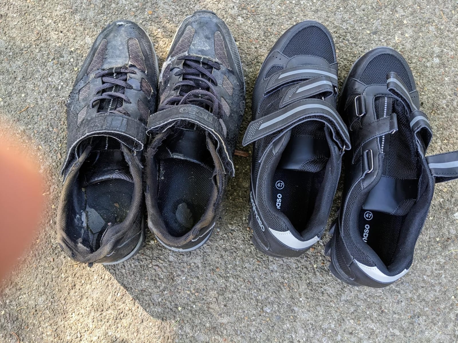 Tommaso Mens Cycling Shoes - SPD Compatible Outdoor, MTB, Gravel & Mountain Bike Shoes - Walkable Design - Cleats Not Included customer photo 1