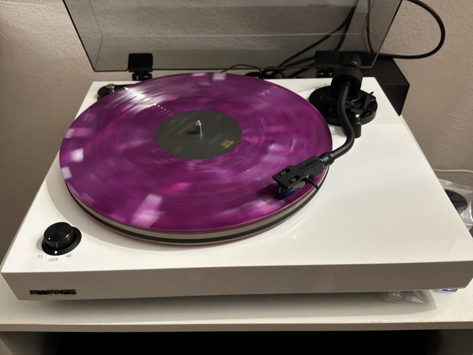 Fluance RT85 Turntable with Ortofon Cartridge, Acrylic Platter, Speed Control, and Vibration Isolation - Walnut customer photo 1