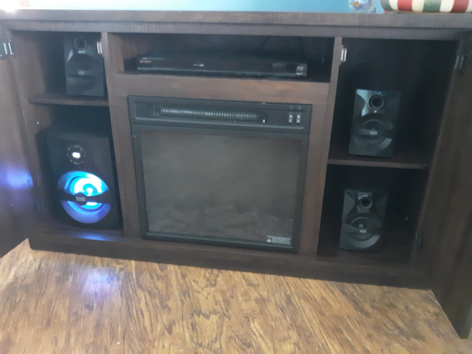Goldwood Bluetooth 5.1 Surround Sound Home Theater Speaker System with LED Display, FM Tuner, USB/SD Inputs - 6-Piece Set with Remote Control, Black customer photo 2