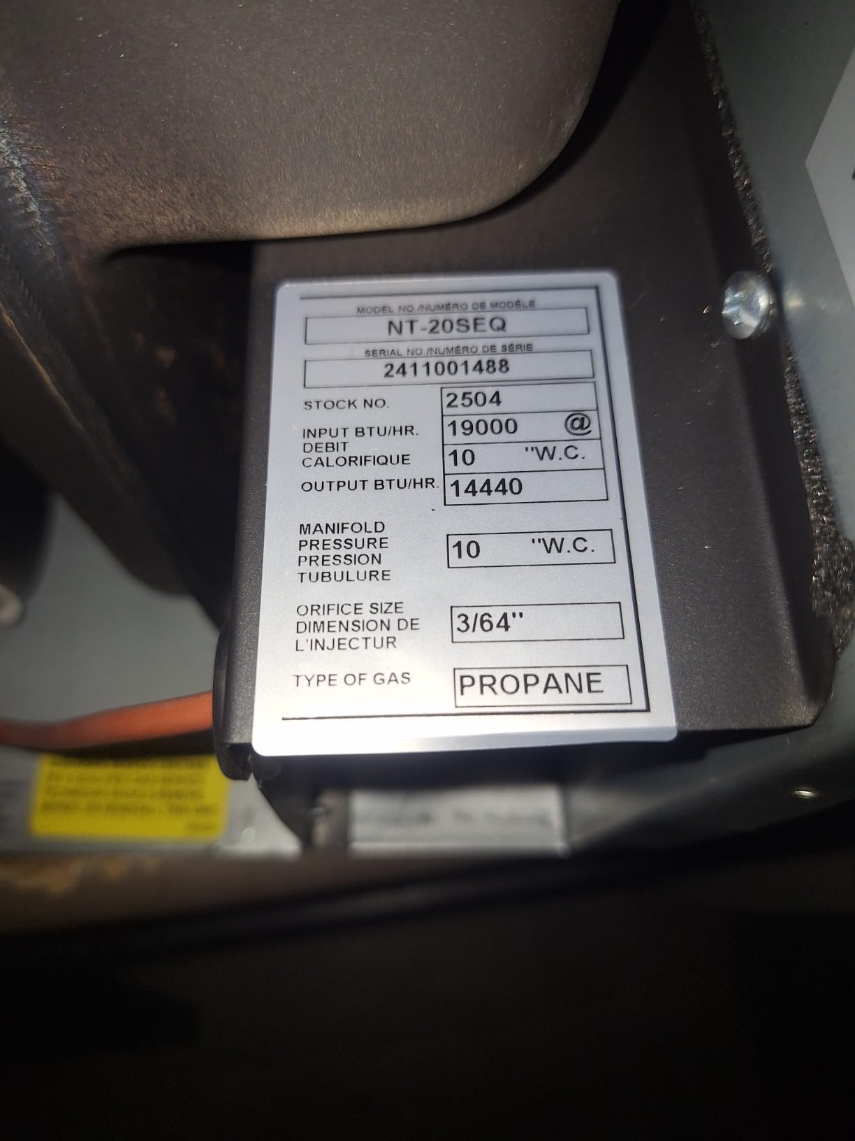 Suburban NT-20SEQ 20,000 BTU/h Direct Discharge RV Furnace (2504ABK) customer photo 1