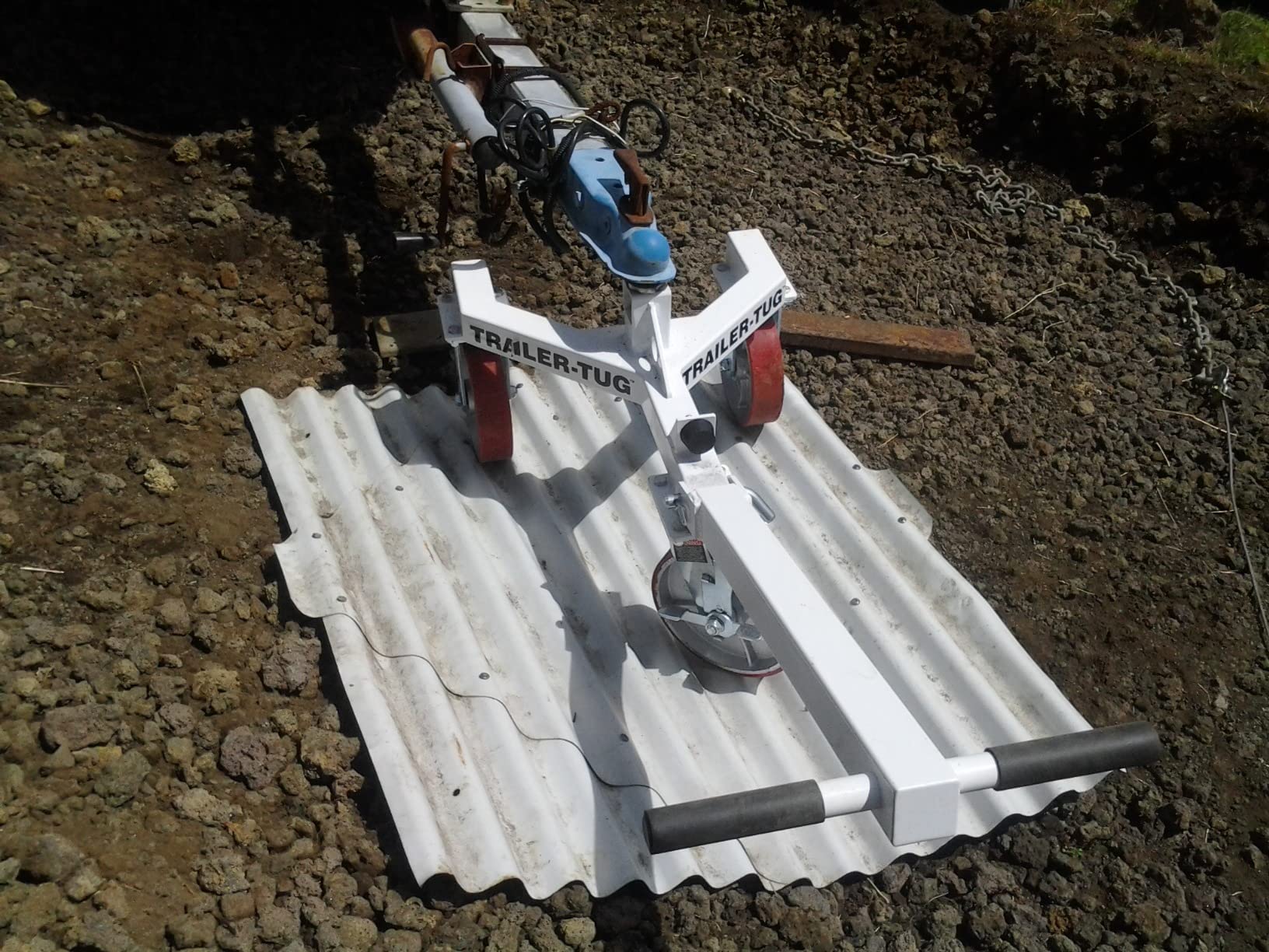 Trailer Tug - World's Greatest Trailer Dolly - 3,500lb Max Tongue Weight - Equal to 15,000lb Trailer - Manual Dolly for RV, Boat, Camper, Flatbed, Enclosed Trailers - Heavy Duty 1500lb Limit Casters customer photo 1