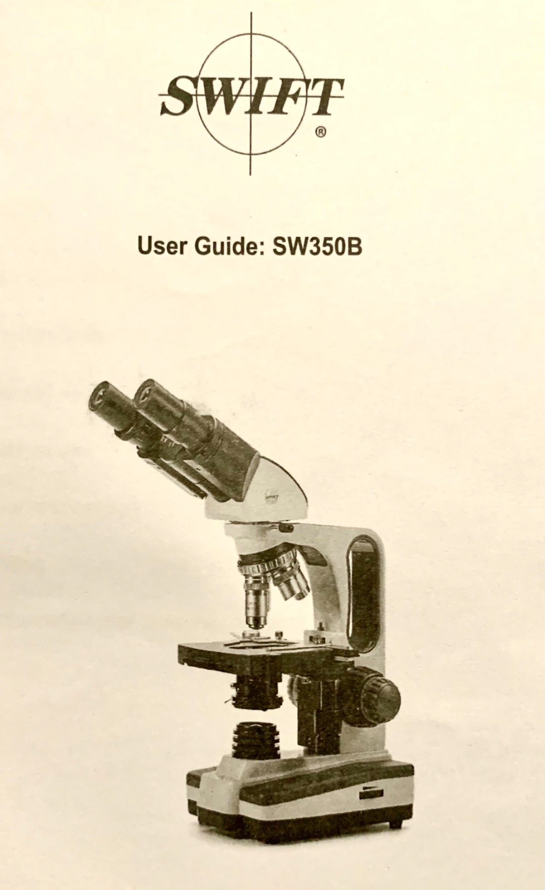 SWIFT SW350B 40X-2500X Magnification, Siedentopf Binocular Head, Research-Grade Compound Lab Microscope with Wide-Field 10X and 25X Eyepieces, Mechanical Stage, Abbe Condenser customer photo 1