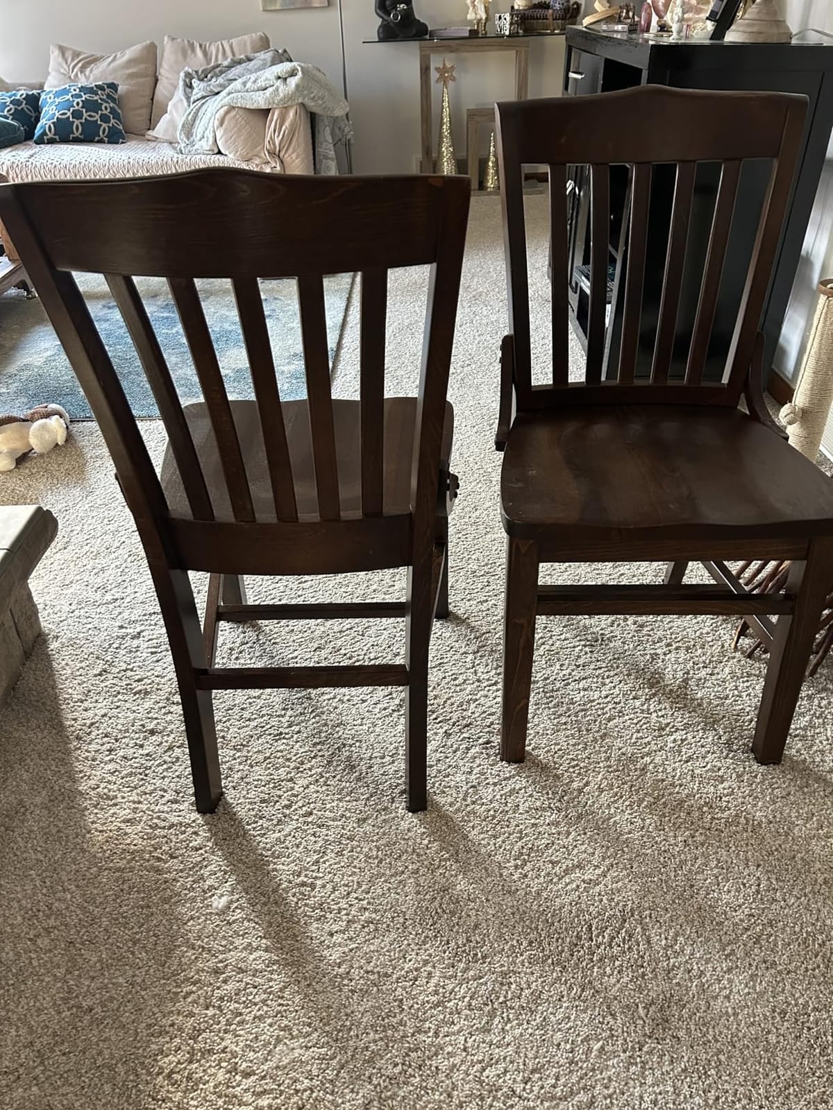 EMMA + OLIVER School House Back Walnut Wood Chair customer photo 1