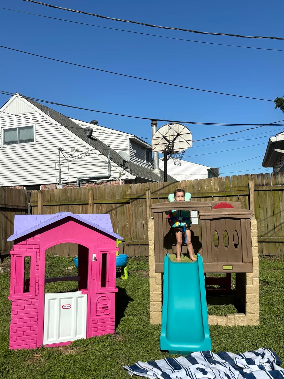 Step2 Woodland Climber II Kids Playset, Ages 2 -6 Years Old, Toddler Slide and Climbing Wall, Outdoor Playground for Backyard, Sturdy Plastic Frame, Easy Set Up customer photo 1