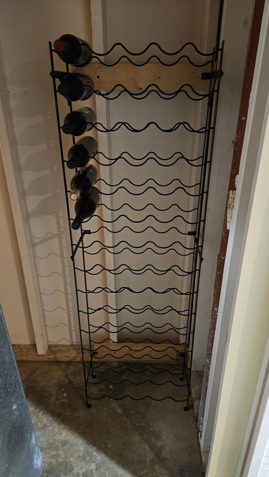Sorbus Freestanding Floor Wine Rack, Home Bar & Cellar Storage (75 Bottle) customer photo 2