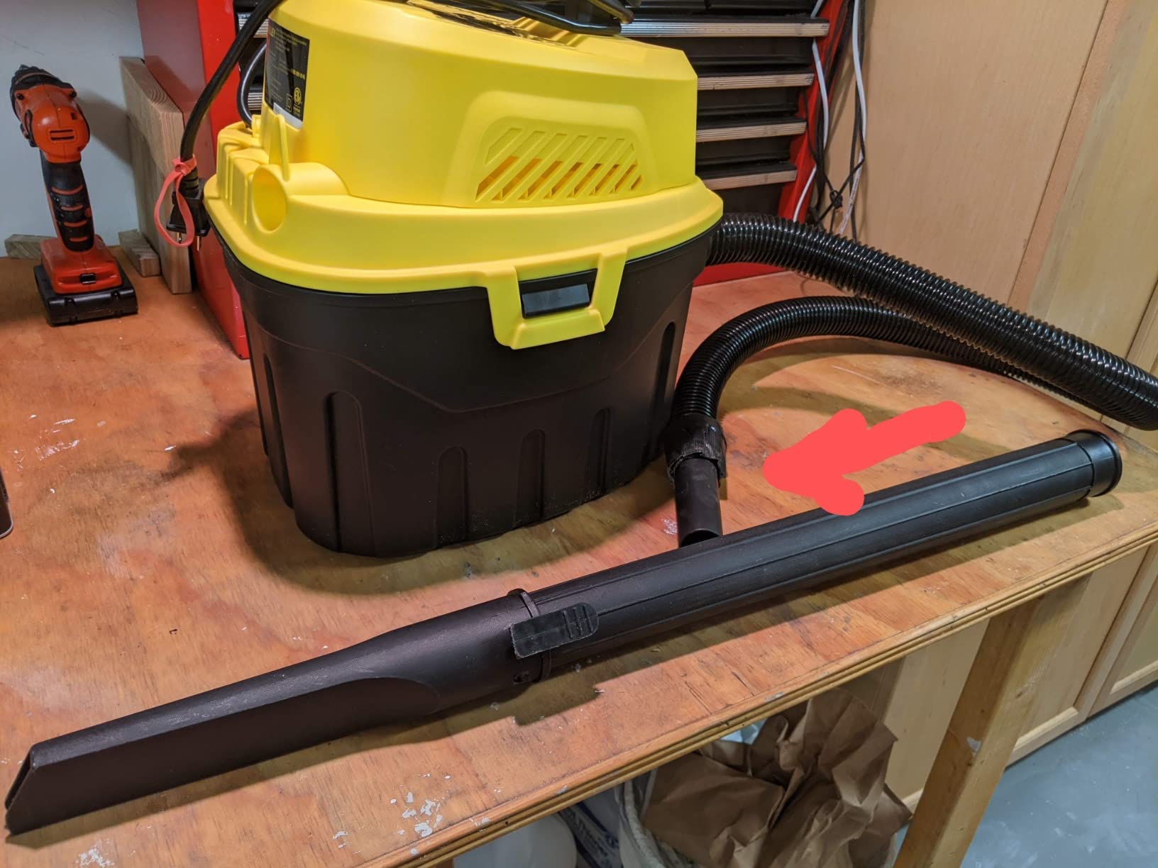 STANLEY 3 Gallon Wet Dry Vacuum, 3 Peak HP Poly 2 in 1 Shop Vac with Powerful Suction, Portable Shop Vacuum Car Vacuum W/ 3 Horsepower Motor for Auto Detailing, Tight Space Garage,Van,Vehicle customer photo 1
