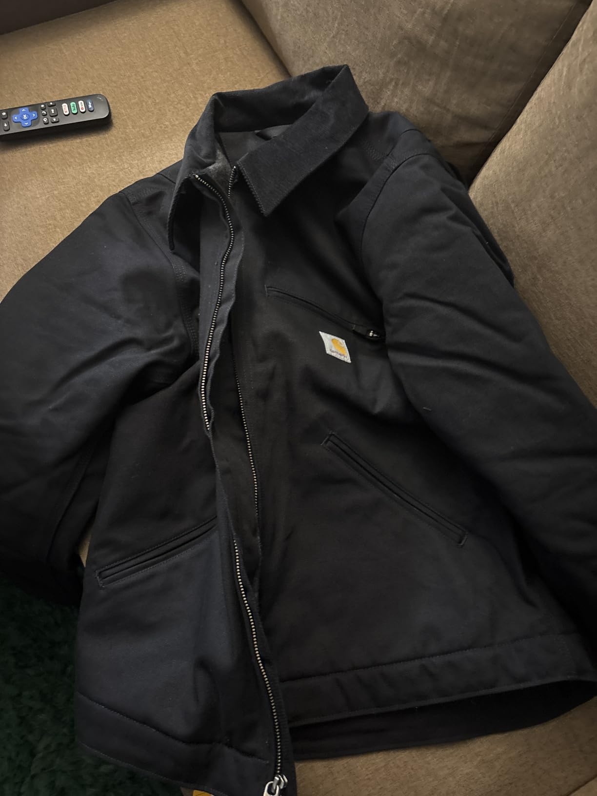 Carhartt Men's Iconic J01 Duck Detroit Jacket customer photo 2