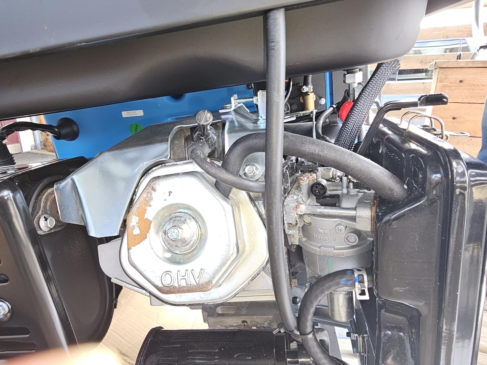 Pulsar 12,000W Dual Fuel Portable Generator with Electric Start and Switch & Go Technology, CARB Approved PG12000B customer photo 1
