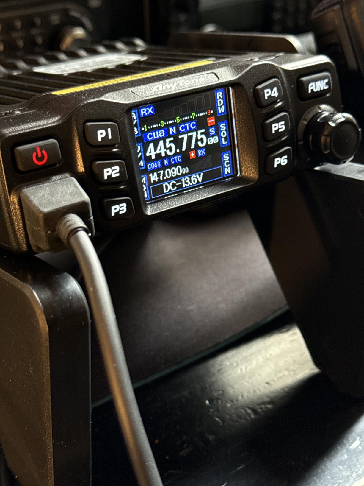 AnyTone AT-778UVII Transceiver Mobile Radio Dual Band 25W VOX Car Radio customer photo 1