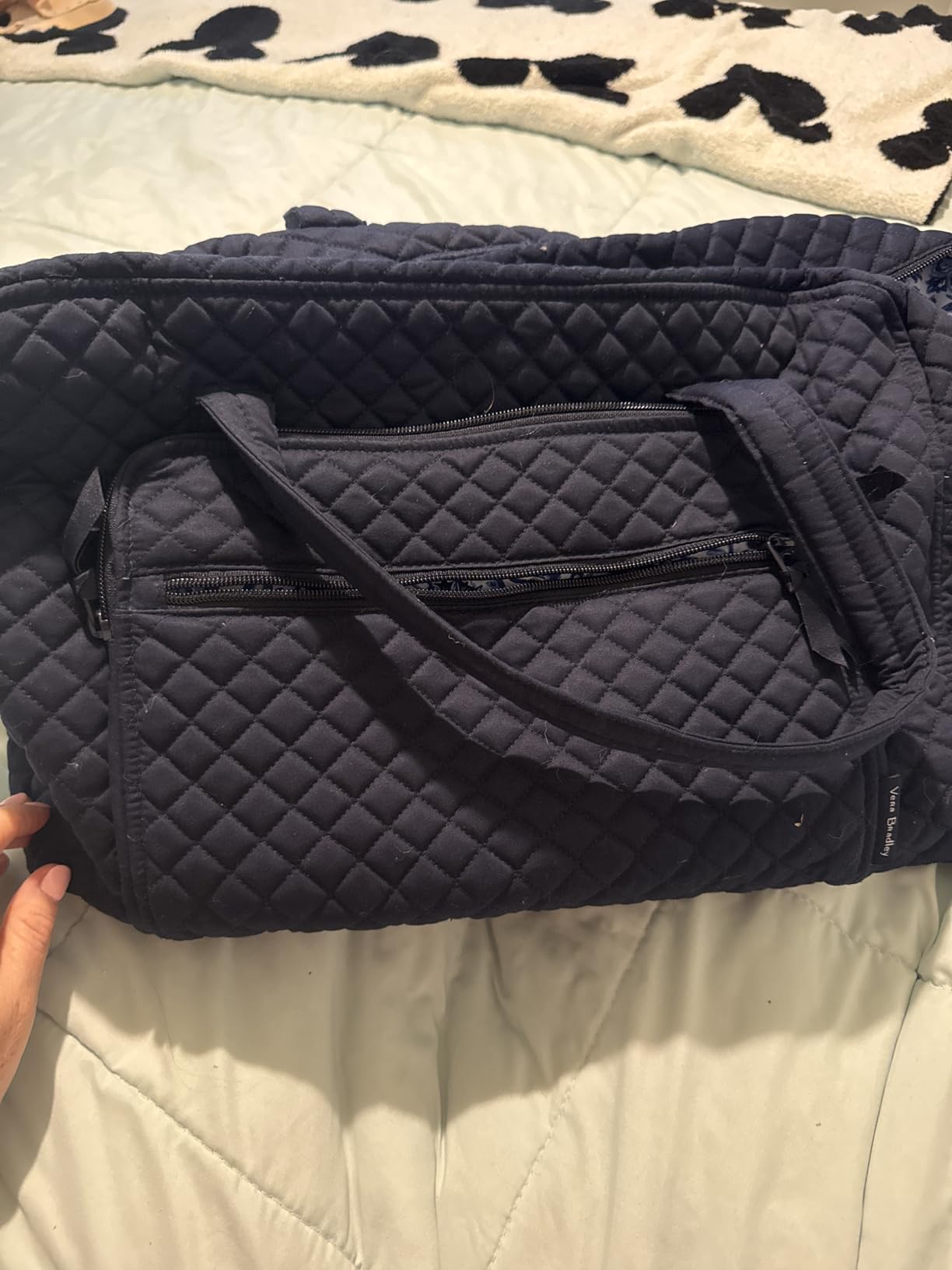 Vera Bradley Women's Cotton Weekender Travel Bag, Climbing Ivy Green, One Size customer photo 1