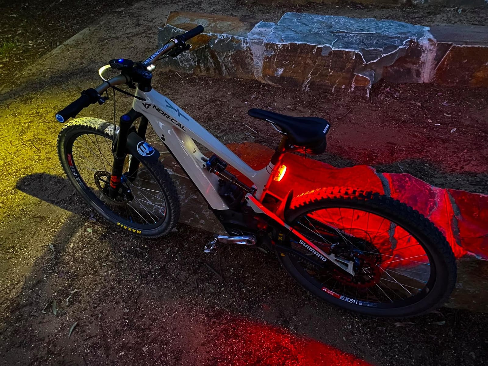 Bike Tail Light USB Rechargeable by Apace - Super Bright 100 Lumens LED Bicycle Rear Light Easily Clips on as a Red Taillight for Optimum Cycling Safety customer photo 1