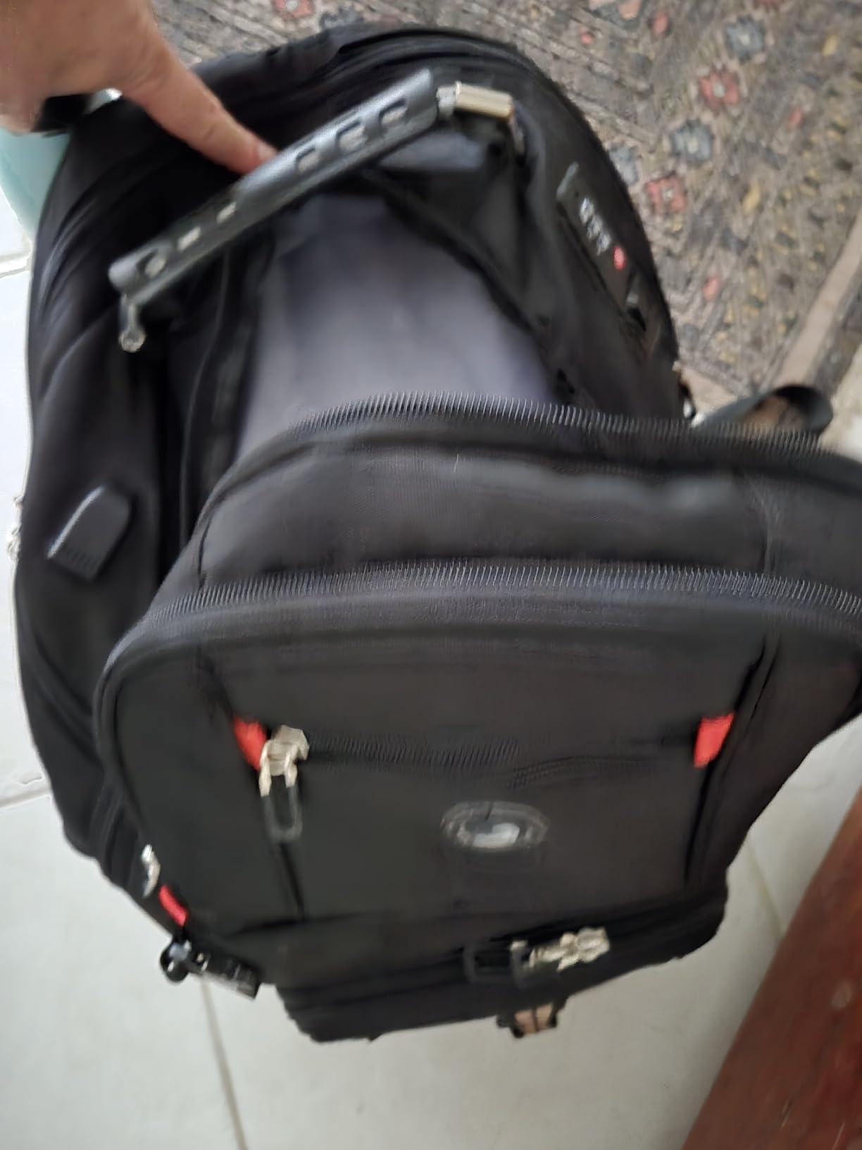 SHRRADOO Extra Large Travel Laptop Backpack for Men, Work College Backpacks | Fit 17 Inch Laptops, with Combination Lock, Carry On Flight Approved, Men Women Business Backpack customer photo 1