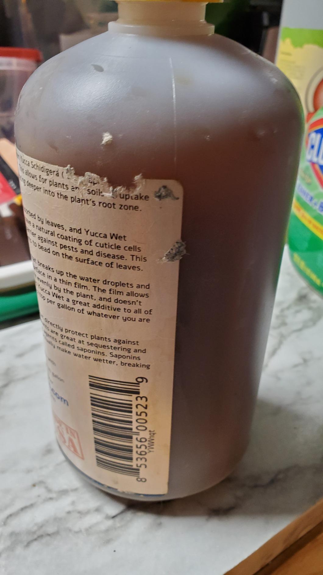 Yucca Wet, Liquid Yucca Extract- Organic wetting Agent and surfactant, Now in 32 oz Concentrate customer photo 2