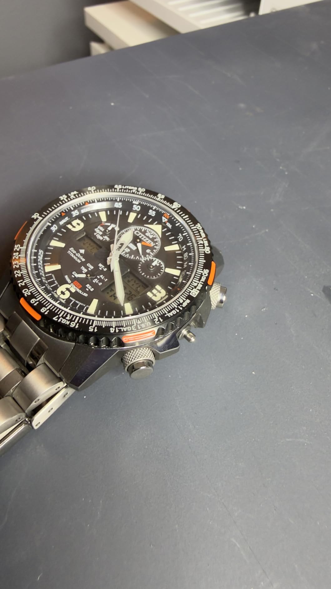 Citizen Men's Promaster Air Skyhawk Eco-Drive Pilot Super Titanium Watch customer photo 1
