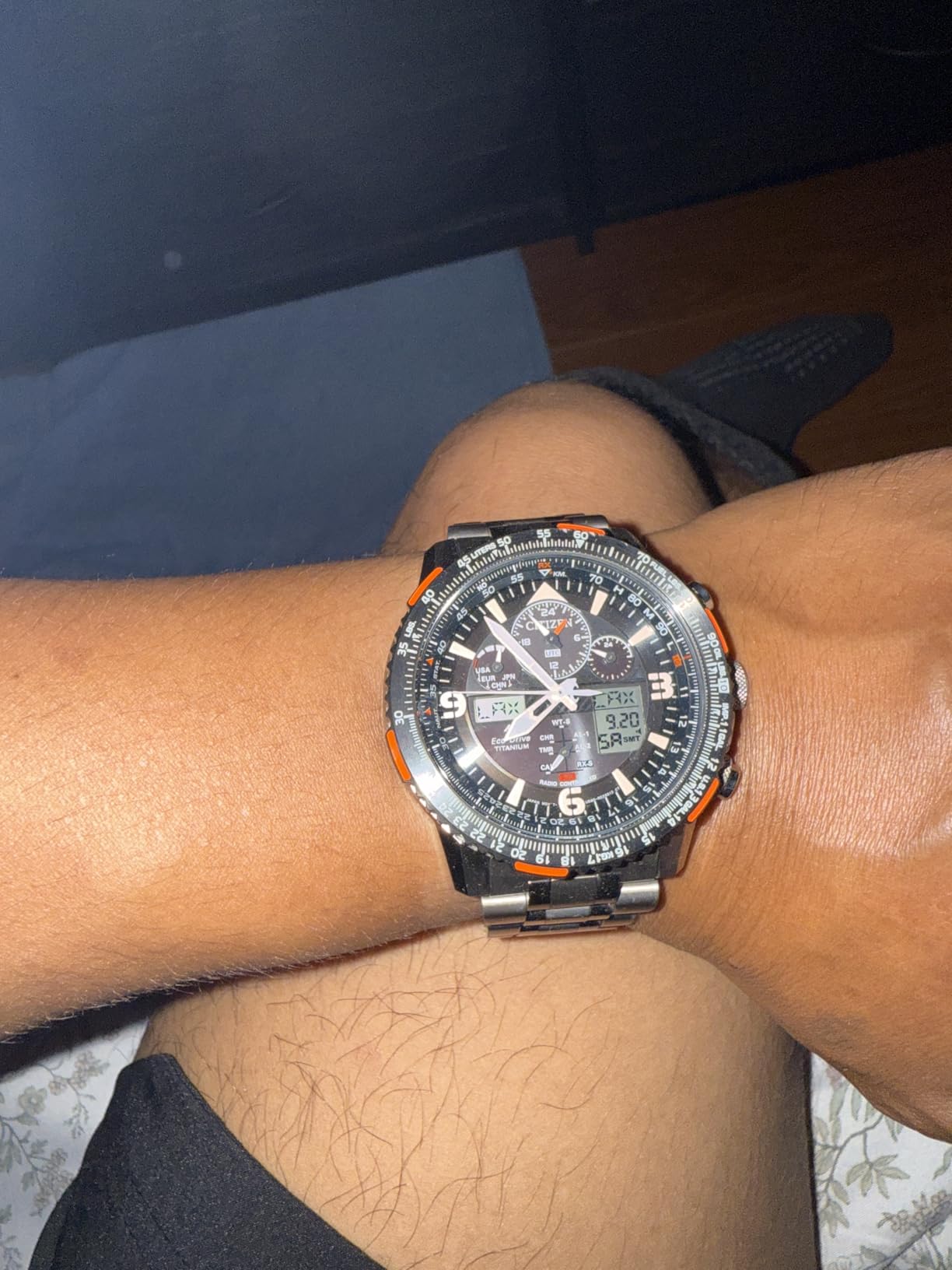 Citizen Men's Promaster Air Skyhawk Eco-Drive Pilot Super Titanium Watch customer photo 2