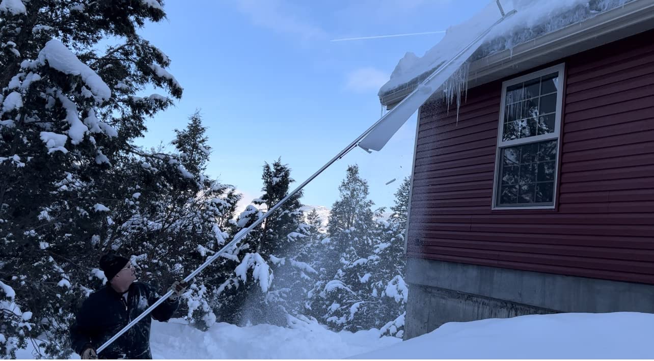SNOWPEELER Premium Roof Rake for Snow Removal - 30 ft. Snow Removal Tool customer photo 1