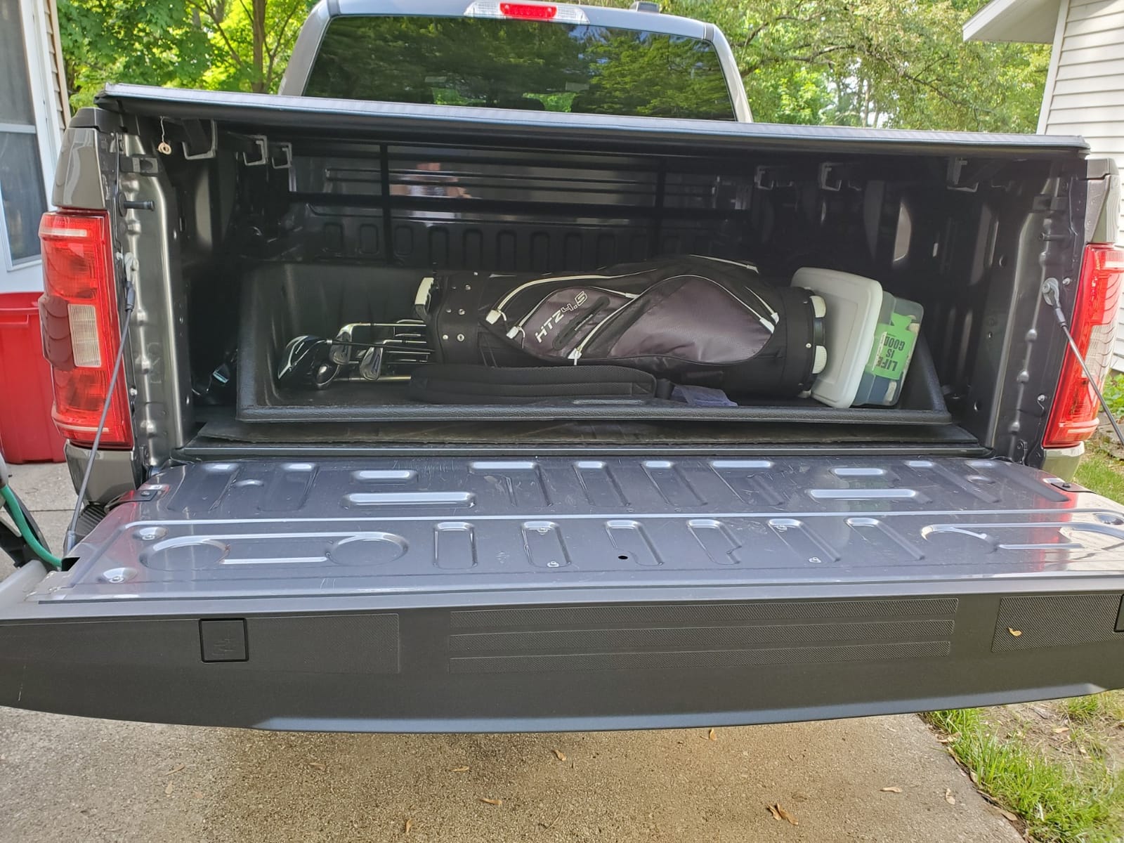Last Boks Mid Size Truck Bed, Cargo Box Organizer, Slides Out onto Your Tailgate for Easy Access to Load or Unload Your Cargo, Truck Accessories Stores and Protects Your Cargo and Your Truck customer photo 2