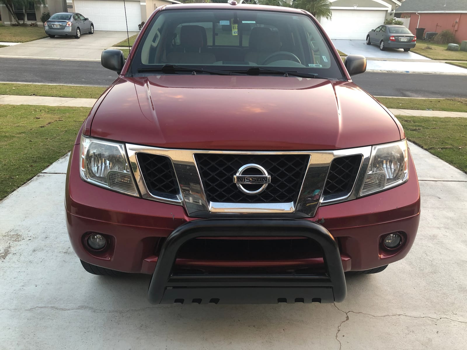 ECOTRIC Bull Bar Compatible with 2005-2021 Frontier Xterra Pathfinder customer photo 1