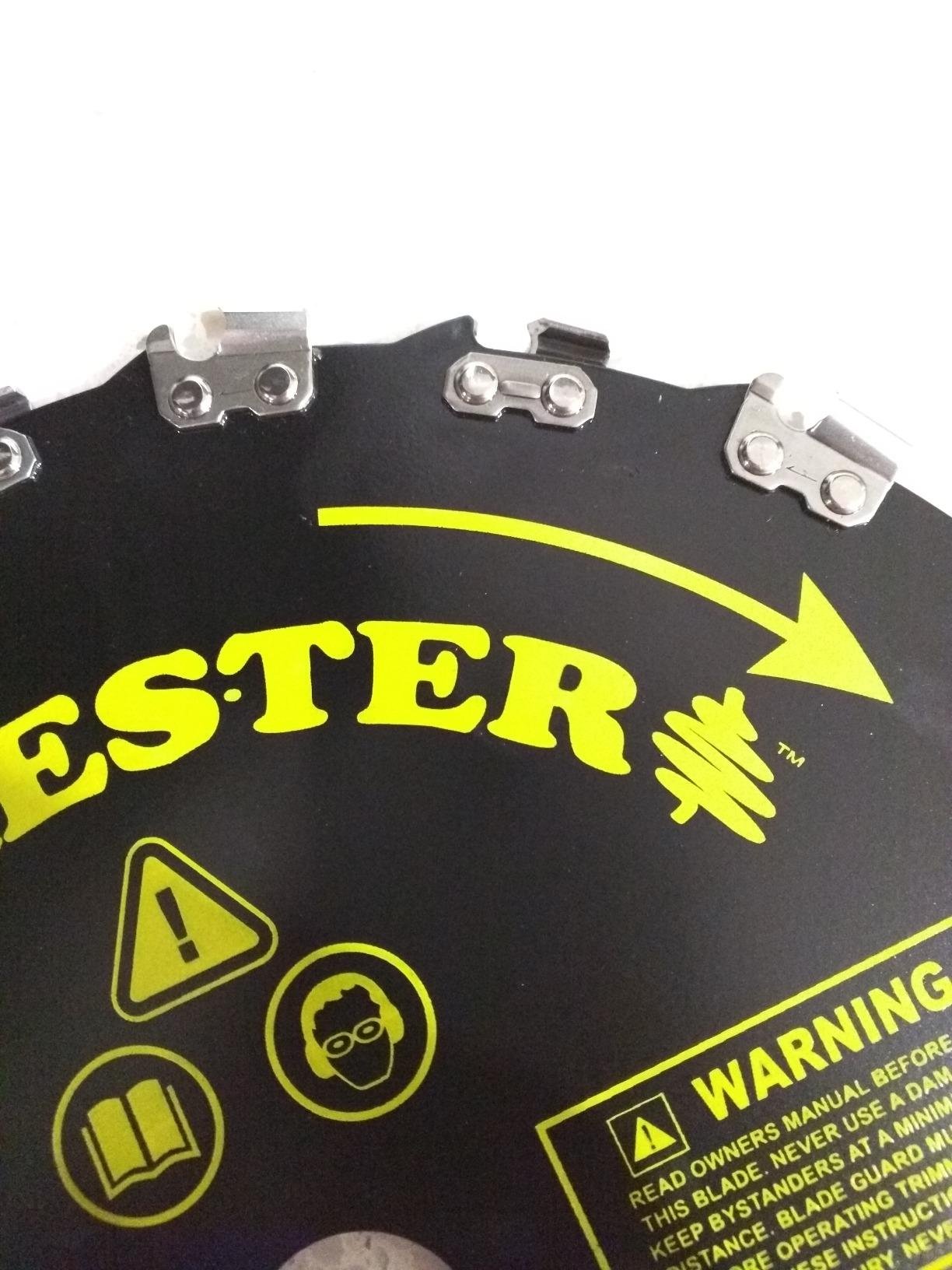 FORESTER Chainsaw Brush Cutter Blade + File Set - 7in x 14 Teeth | Fits Most Straight Shaft Trimmers | Conversion Kit Sold Separately customer photo 2