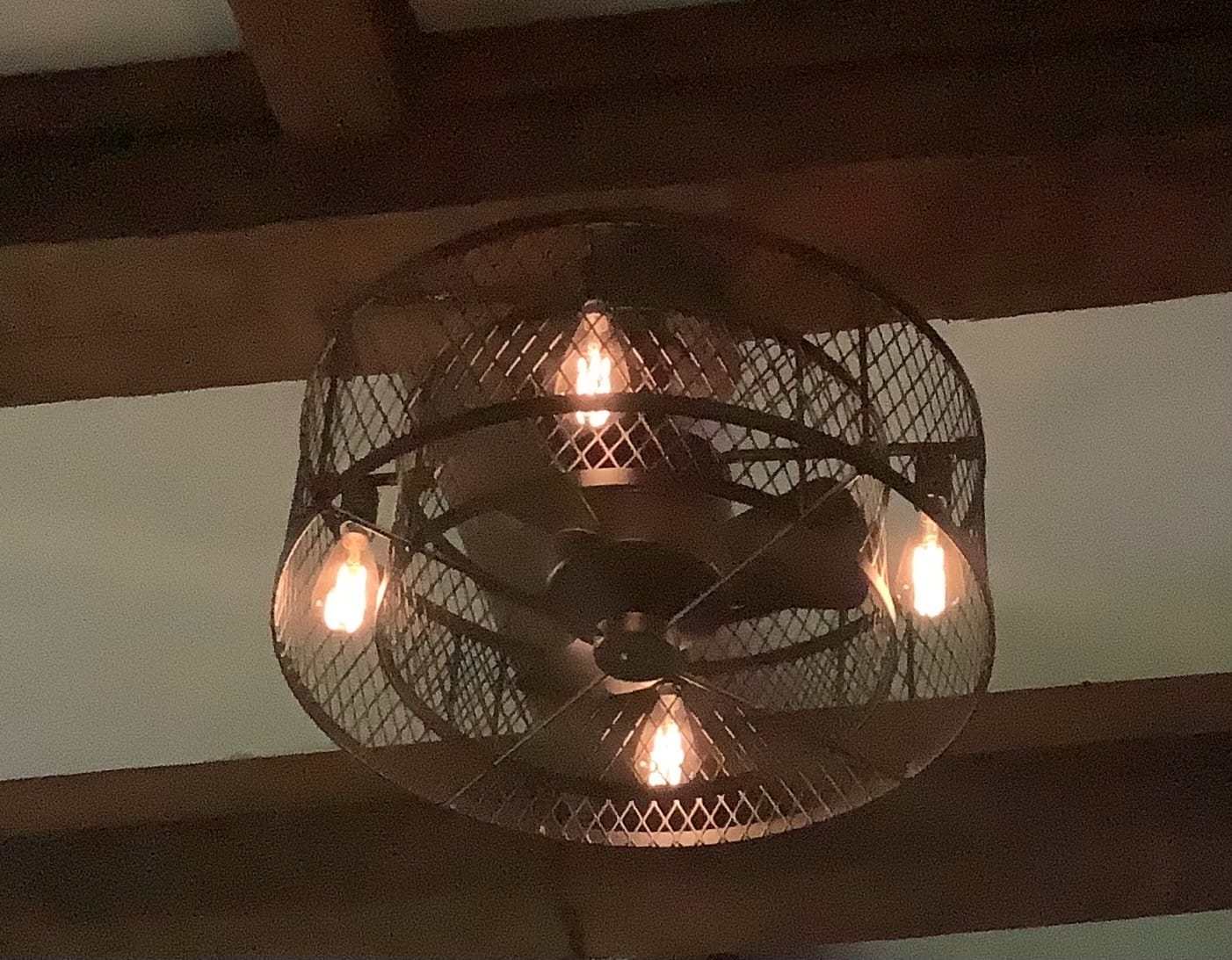 Fanimation Vintere 13 In Ceiling Fan, Aged Bronze, with LED Light customer photo 2