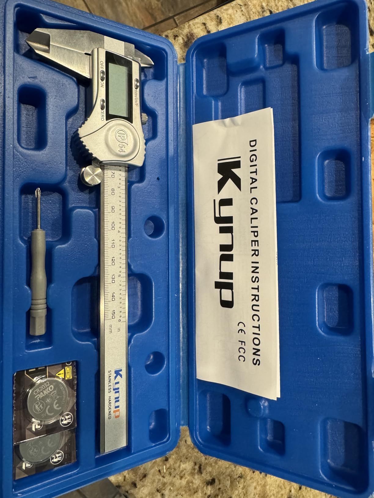 Kynup Digital Caliper, Caliper Measuring Tool, Stainless Steel Micrometer customer photo 1