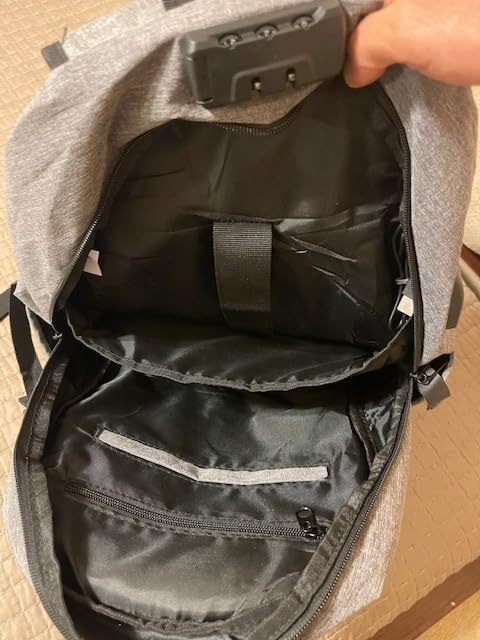 WENIG Anti-Theft Travel Laptop Backpack with USB Charging Port Lock, Water Resistant Slim Work Computer Bag for Men, Fits 15.6 Inch Laptop customer photo 1