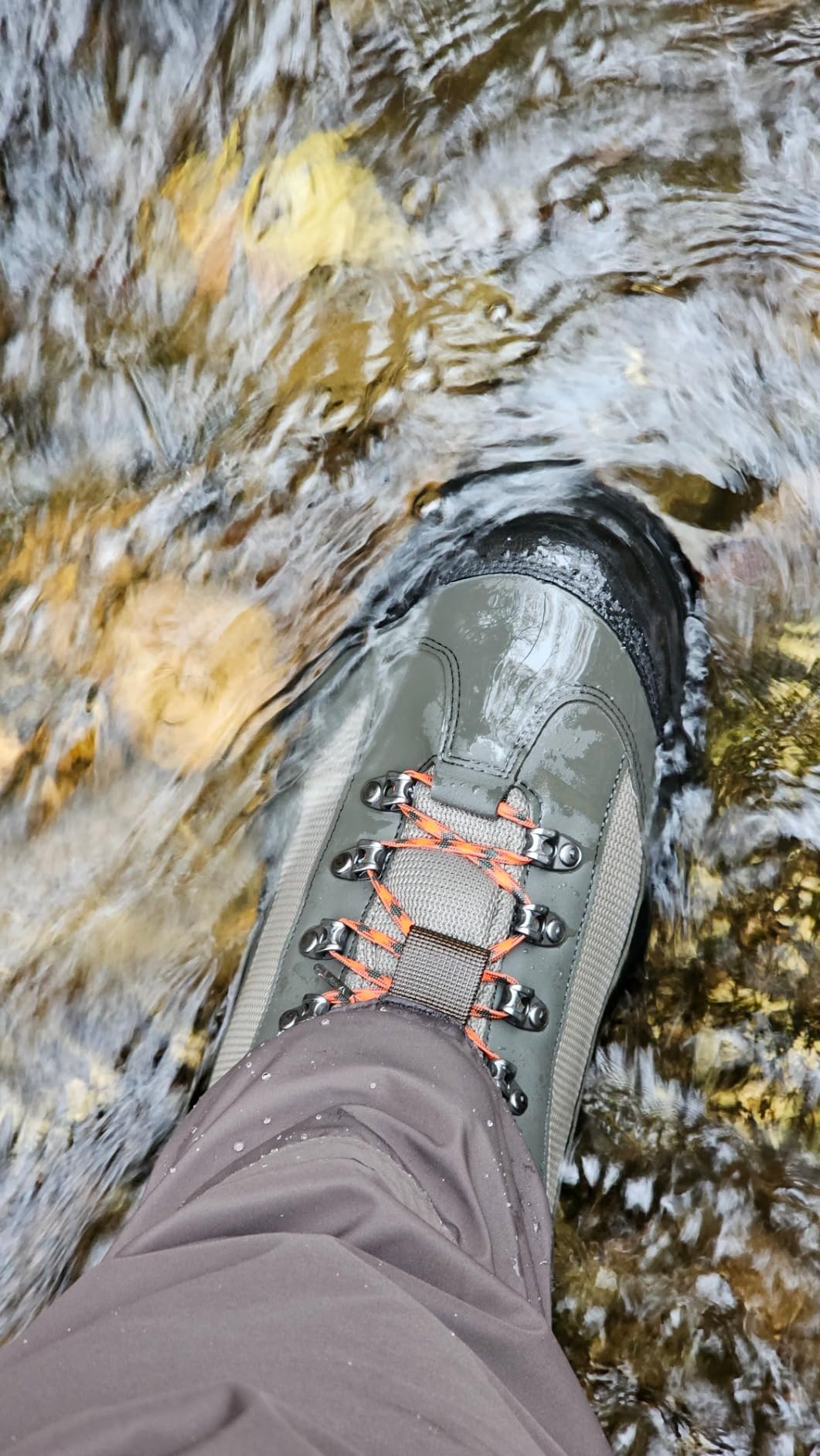 FROGG TOGGS Men's Hellbender Waterproof Fishing Wading Boot for Fishing in Felt or Cleated, Cleated customer photo 1
