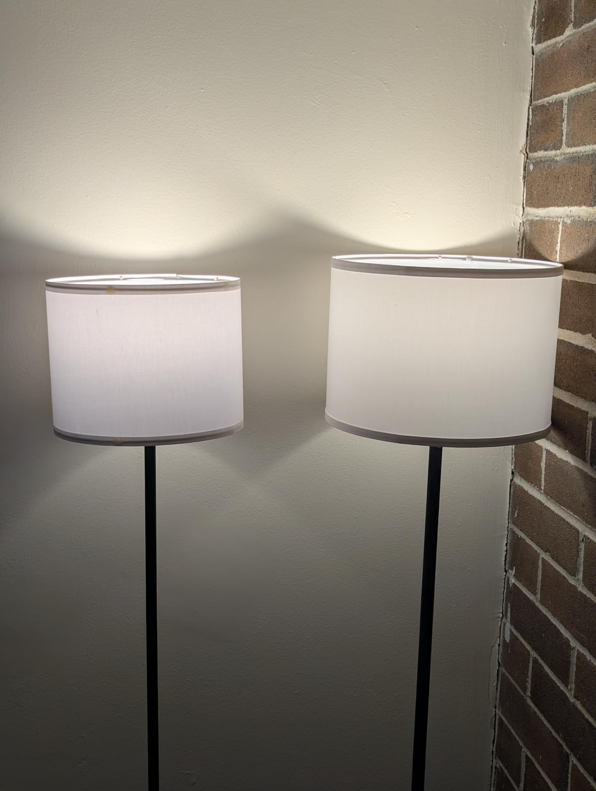 Modern Floor Lamp Simple Design with White Shade & Foot Pedal Switch customer photo 1
