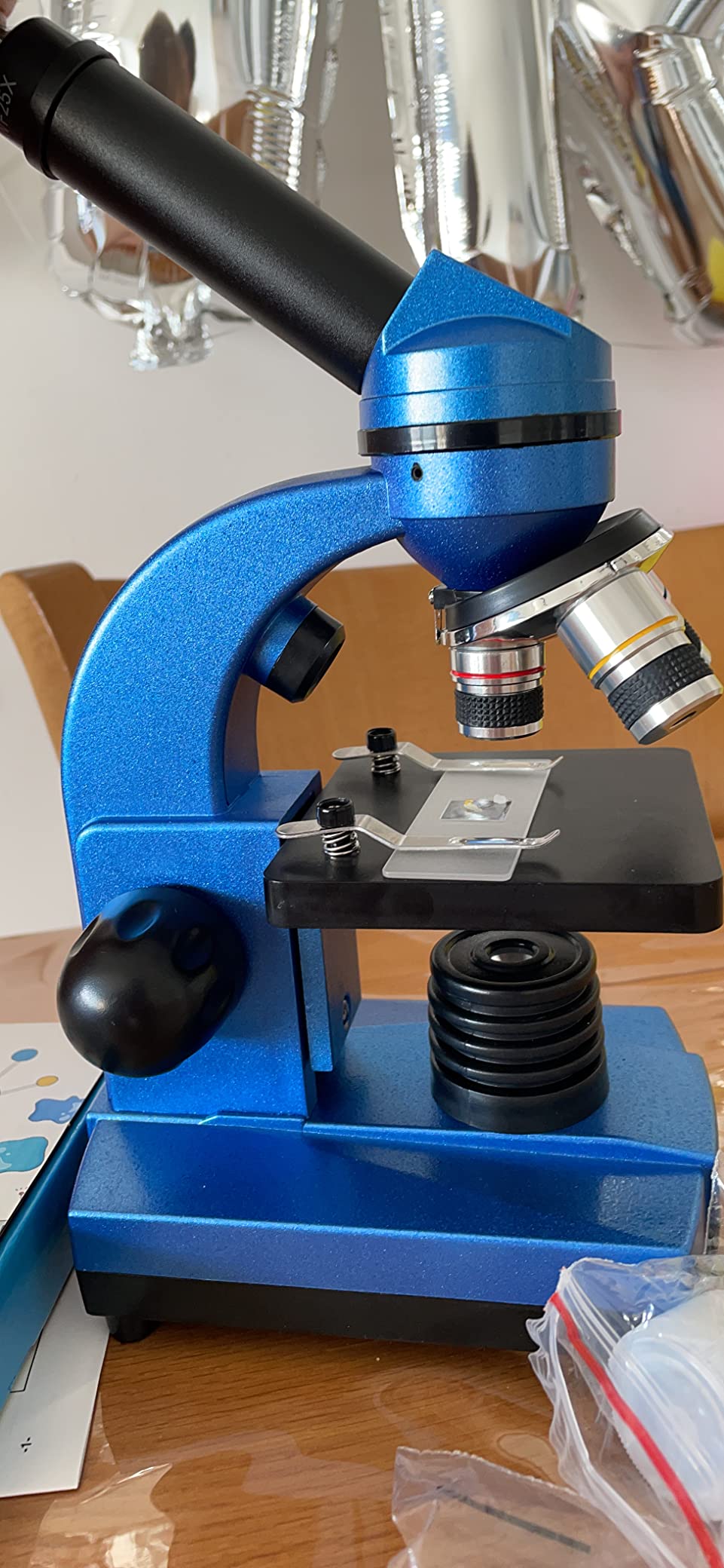 Microscope for Kids Beginners Children Student, 40X- 1000X Compound Microscopes with 52 pcs Educational Kits customer photo 2