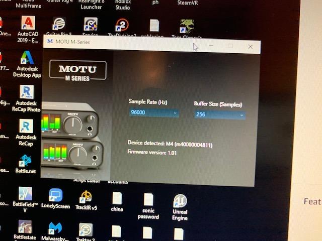 Motu M4 4x4 USB-C Audio Interface customer photo 2