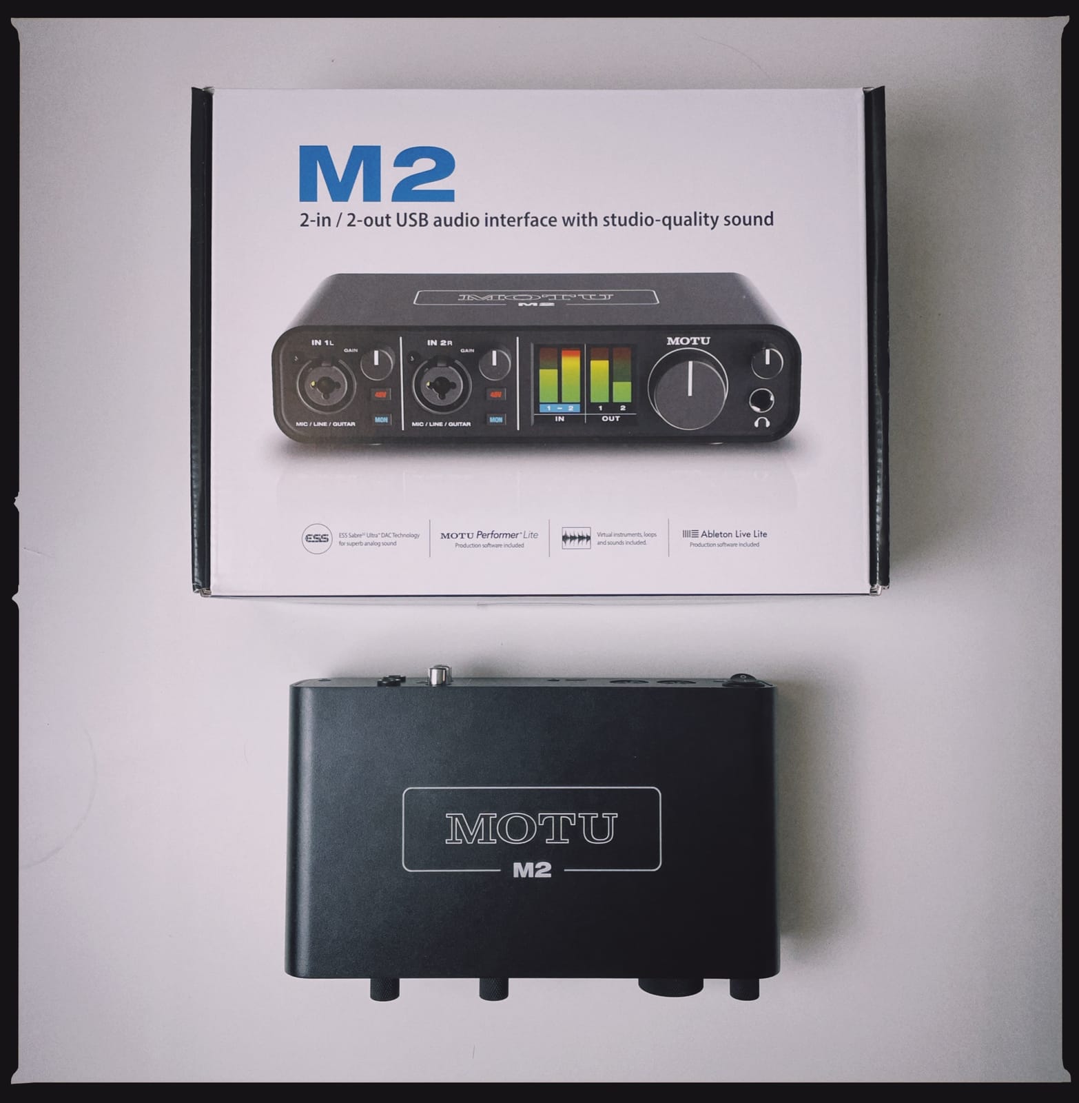 MOTU M2 USB-C Audio Interface customer photo 1