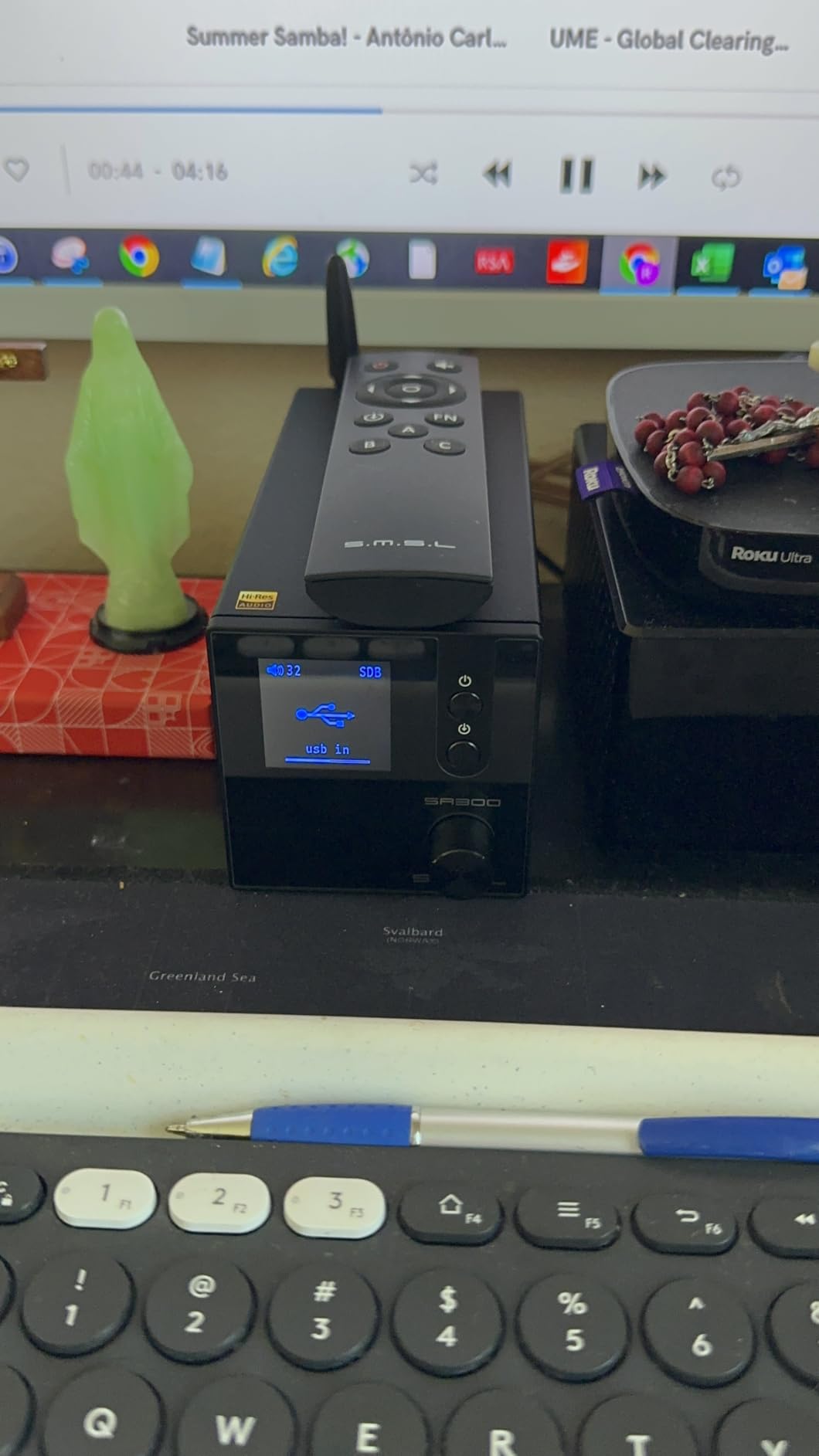 S.M.S.L SA300 HiFi Digital Amplifier, Infineon's MA12070 Chip Class D Power Amp, RCA USB Bluetooth 5.0 APTX Input, Multiple EQ Modes with Remote Control (Black) customer photo 2