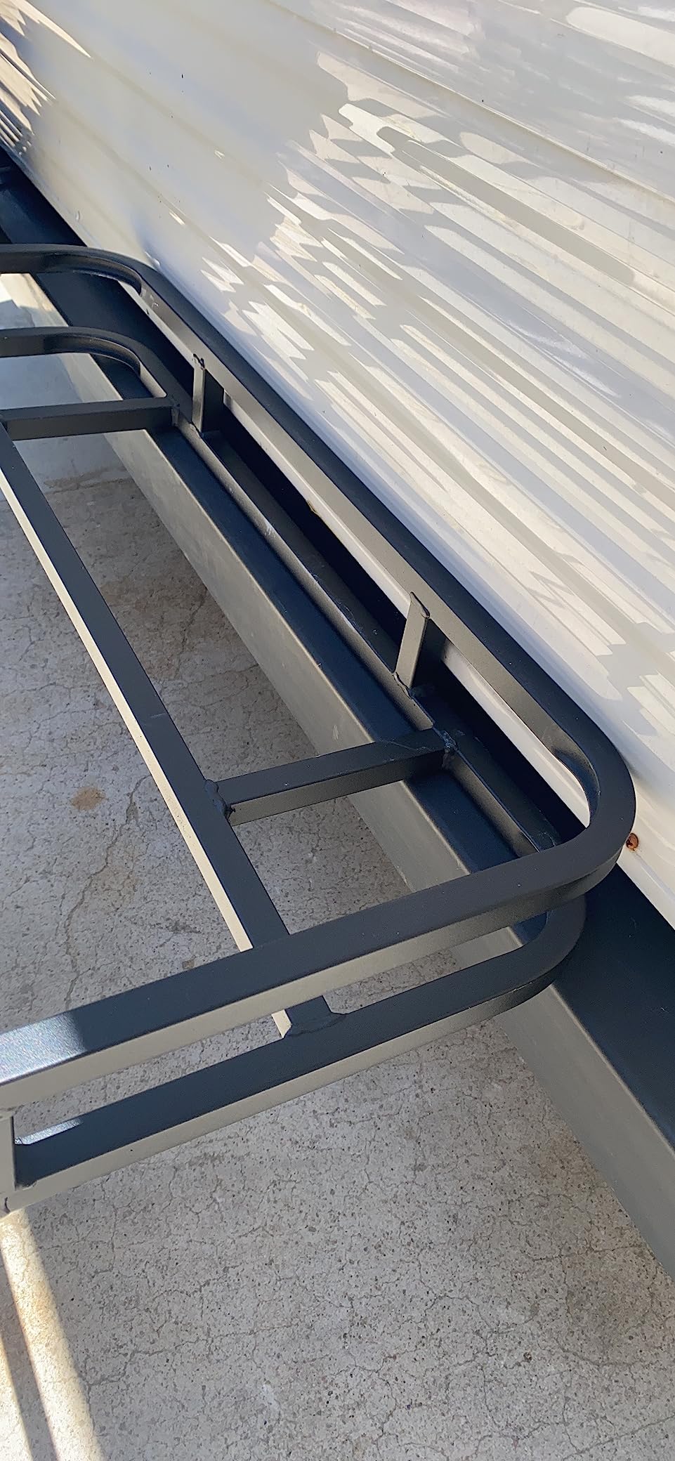 Eaz-Lift RV Bumper Mounted Cargo Carrier, Steel Hitch Rack for Coolers, Camping Equipment, & Gear, Fits 4