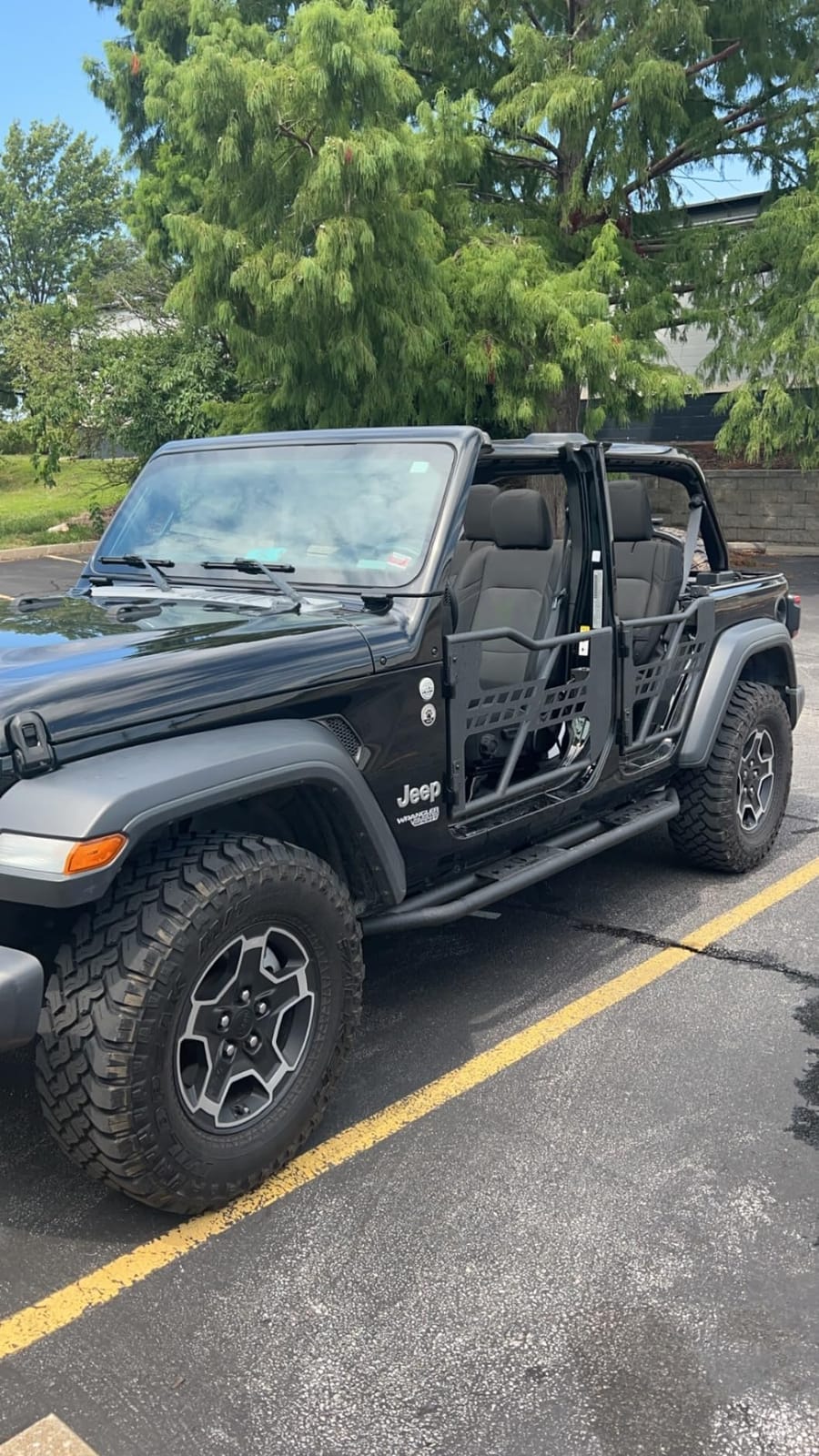 Hooke Road Front Rear Tubular Half Doors for 2018-2025 Jeep Wrangler JL & 2020-2025 Gladiator JT (4 Doors Set) — Not for 2026+ Vehicle customer photo 2