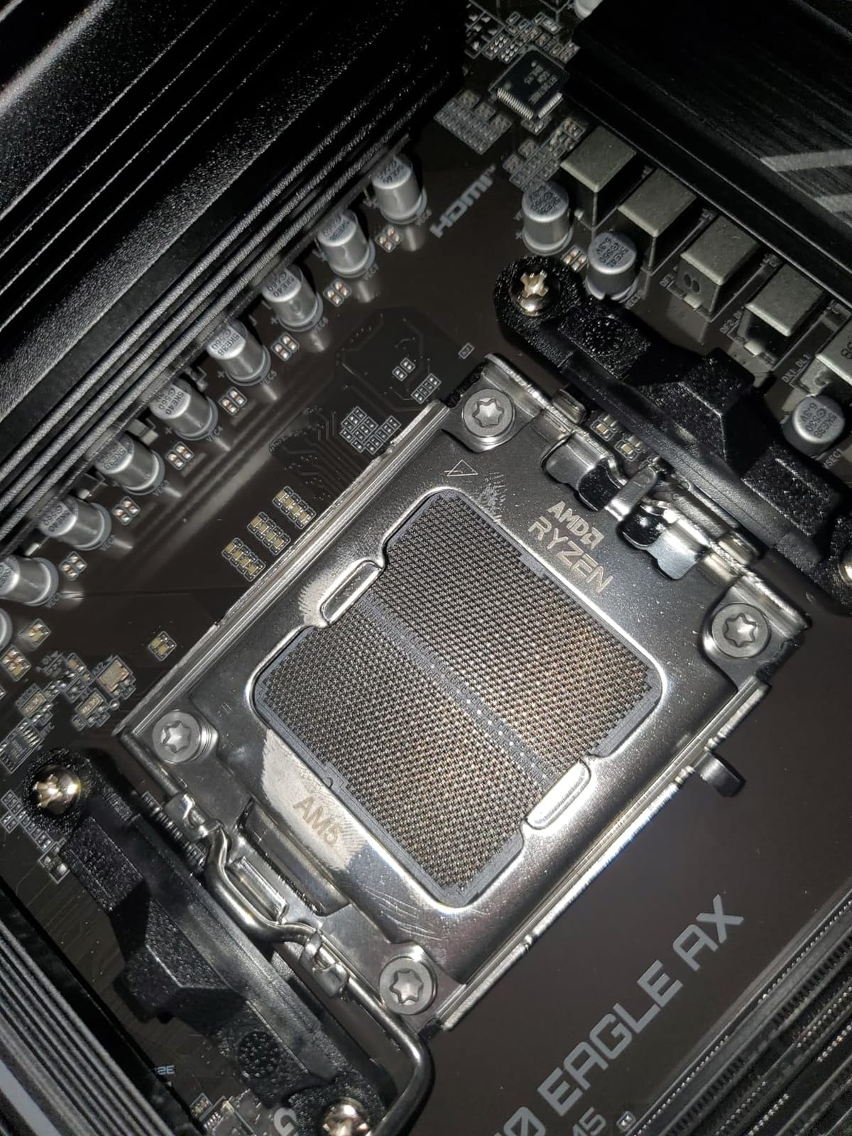 GIGABYTE B650 Eagle AX AM5 LGA 1718 ATX Motherboard, DDR5, Triple M.2 Slots (1x PCIe 5.0, 2X PCIe 4.0), USB 3.2 Gen2x2 Type-C, WiFi 6E, Realtek GbE LAN customer photo 2