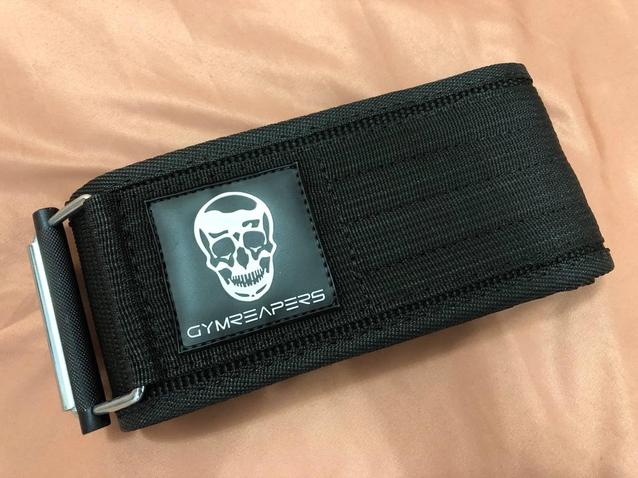 Gymreapers Quick Locking Weight Lifting Belt for Men Gym Belt for Powerlifting Deadlift Belt with 4 Inch Neoprene Metal Buckle Back Support Weightlifting Belt Women customer photo 2