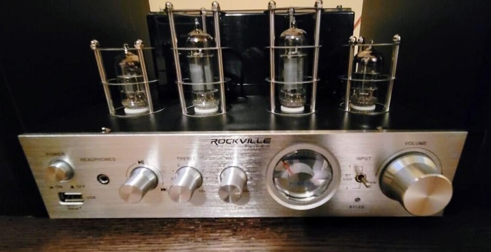 Rockville Blutube WD 70W Bluetooth Tube Amplifier Stereo Receiver customer photo 2