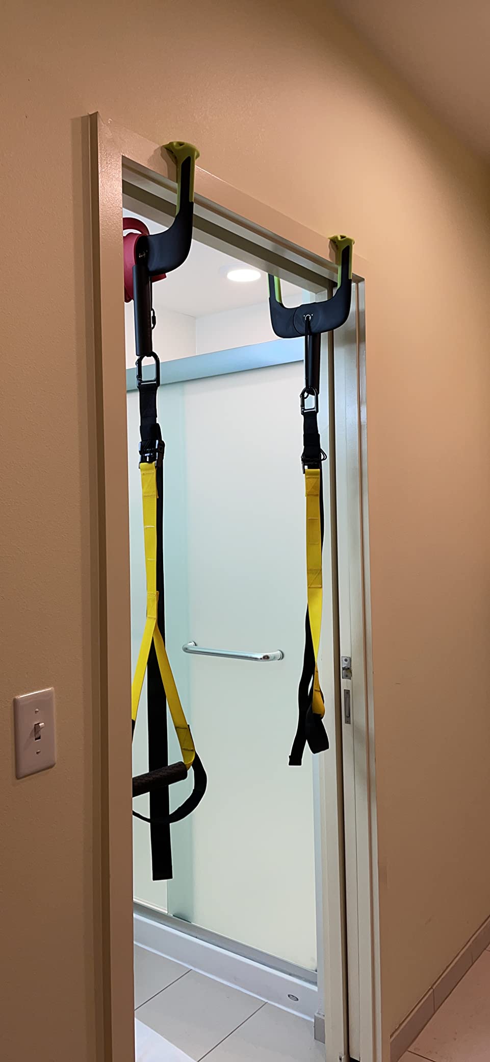 Duonamic Eleviia Portable Doorway Pull Up Bar, No Install, Home & Travel customer photo 1
