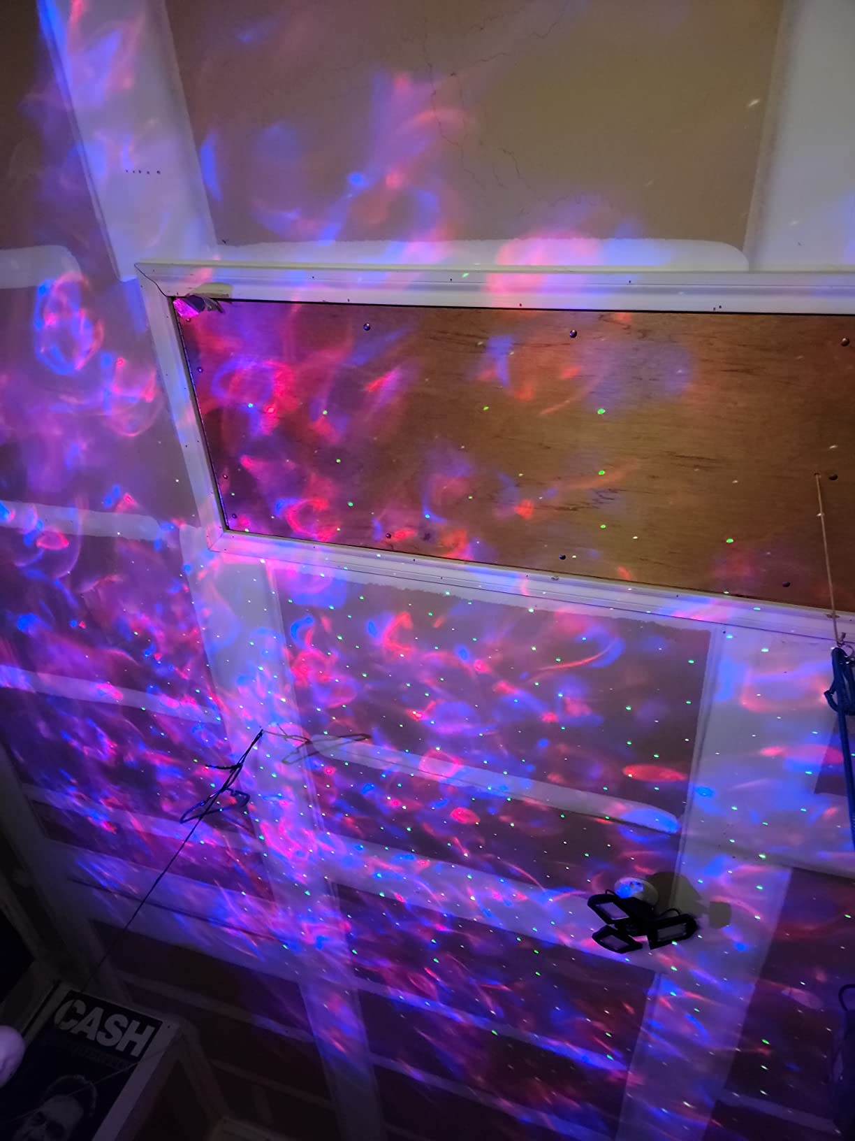 Galaxy Projector,Star Projector Night Light with Remote Control,White Noise,Music Speaker&Timer,Starry Light Projector for Bedroom,Party,Decoration,Star Night Light customer photo 2