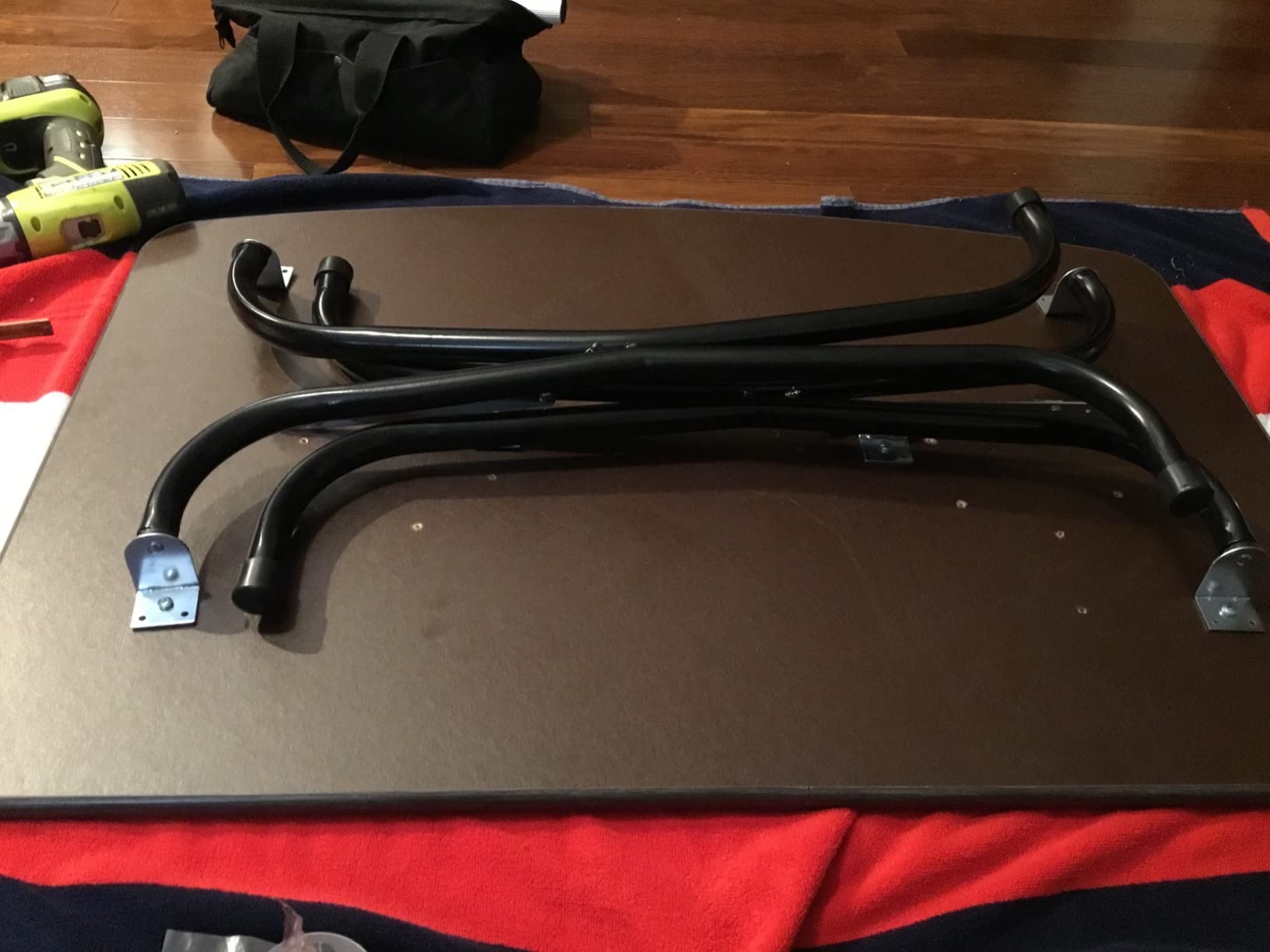 Class A Customs | 2 Pack | RV Folding Table Leg Black 27.5