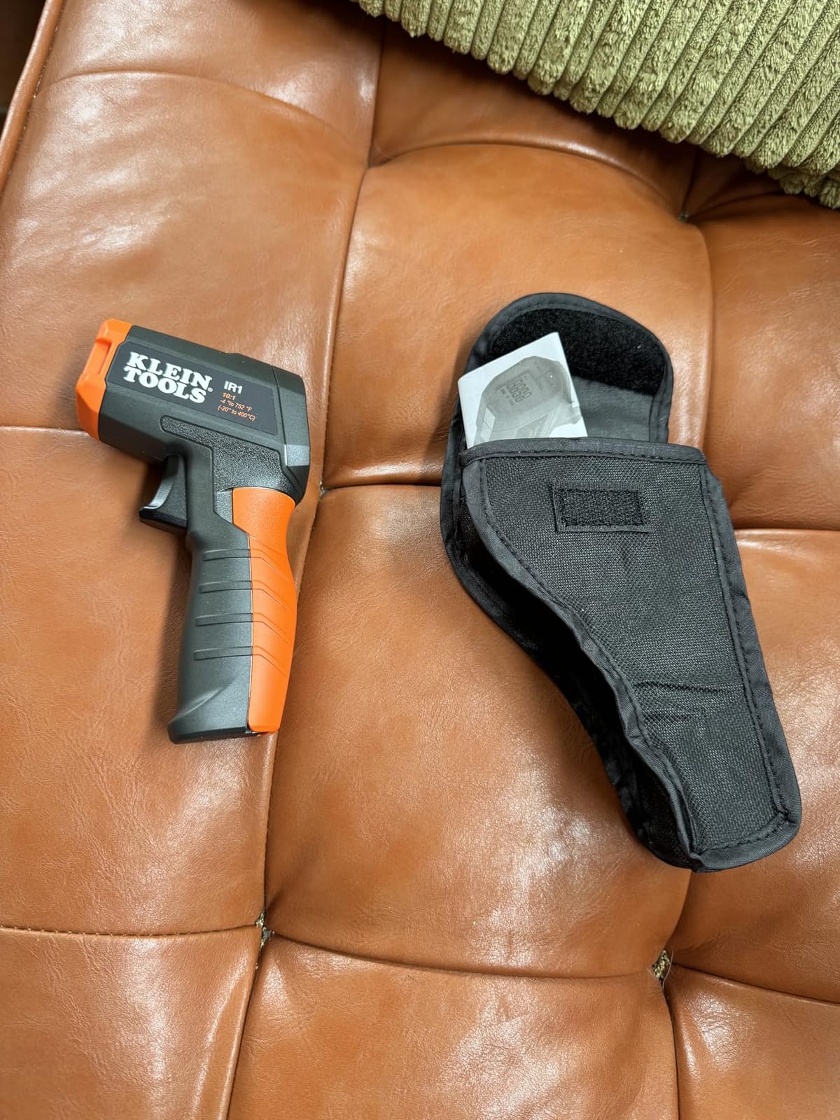 Klein Tools IR1 Infrared Thermometer with Targeting Laser, Auto-Hold, More customer photo 2