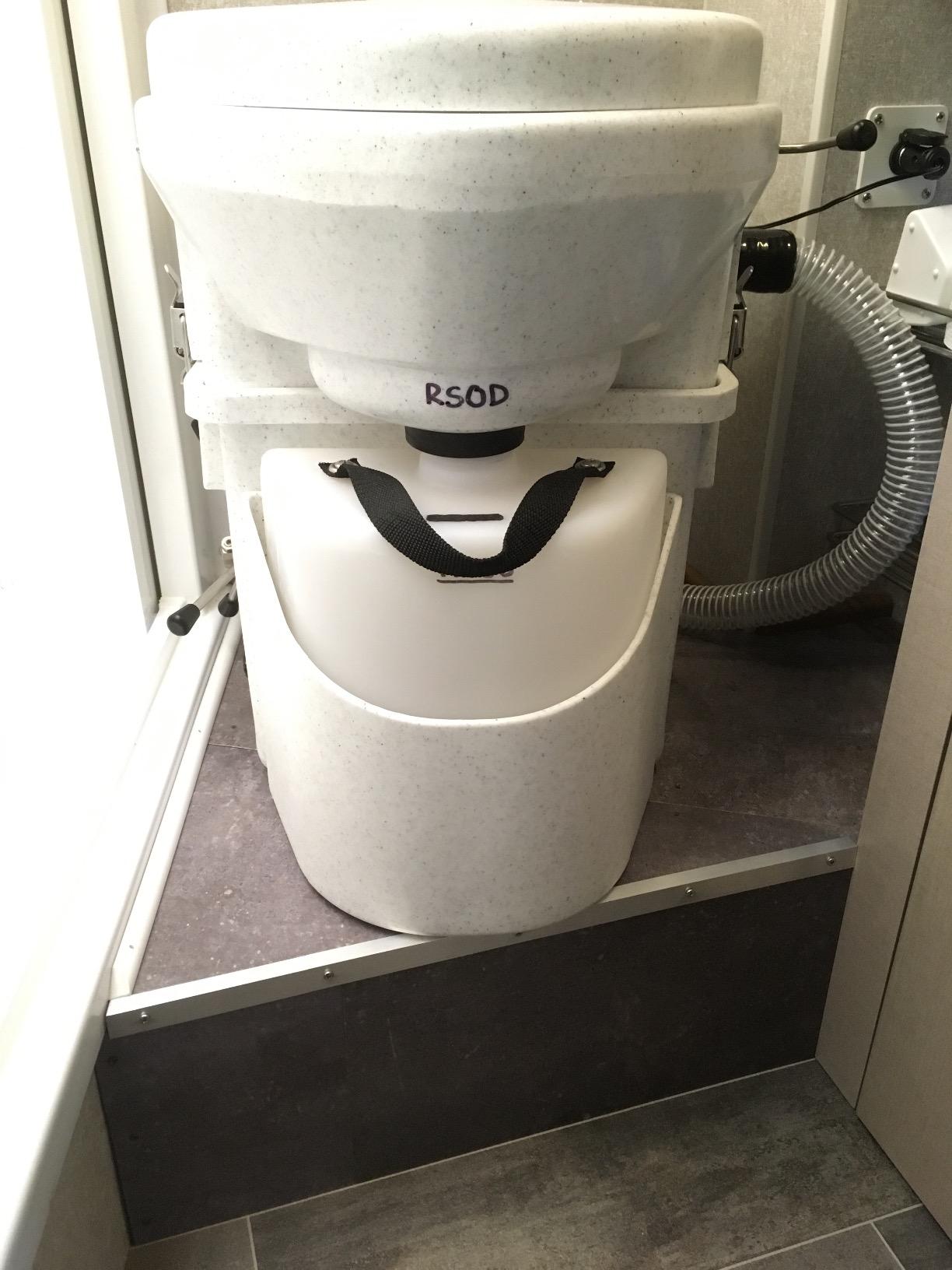 Nature's Head® Self Contained Composting Toilet with Foot-Spider Handle customer photo 2