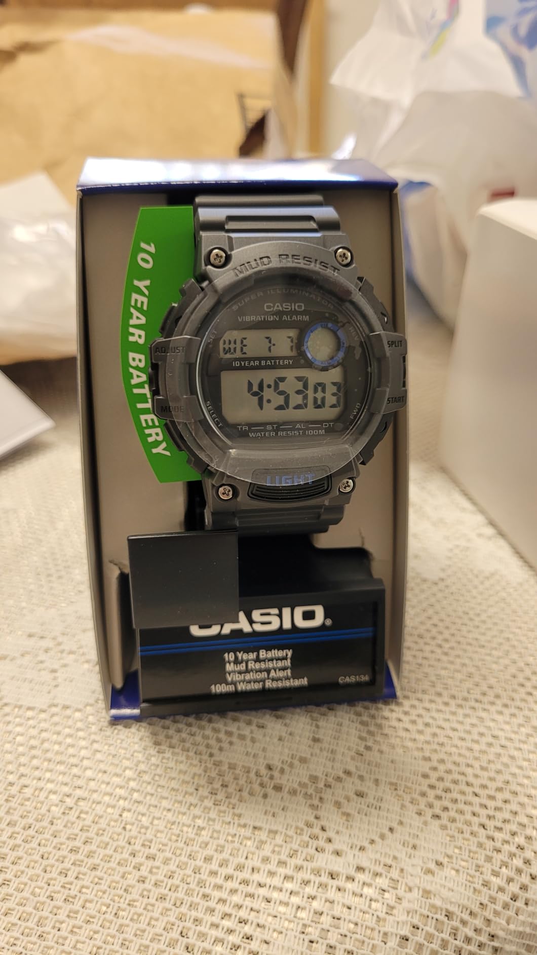 TRT110H Series Digital Watch, 100M WR, 1/100 SEC Stop Watch, LED Light, Mud Resistant, Low Temp Resistant, Auto Calendar, Dual Time, Vibration/Daily Alarm, 10 Year Battery customer photo 2