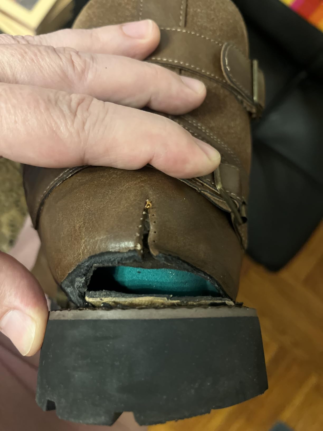 Vostey Men's Boots Motorcycle Combat Casual Boots customer photo 2