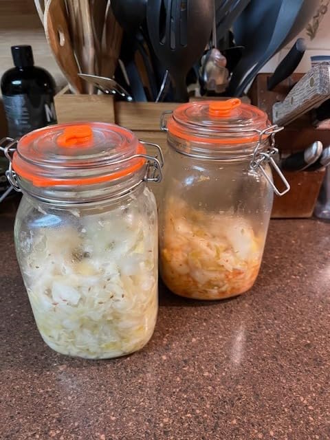 JILLMO 1.5L Wide Mouth Glass Fermentation Jar with Airlock & Weight, 2 Pack customer photo 2